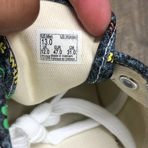 New W/O Box! Mens Vans Authentic LX OG x Fergadelic Acid Wash Low Top Size 13 - Picture 6 of 6